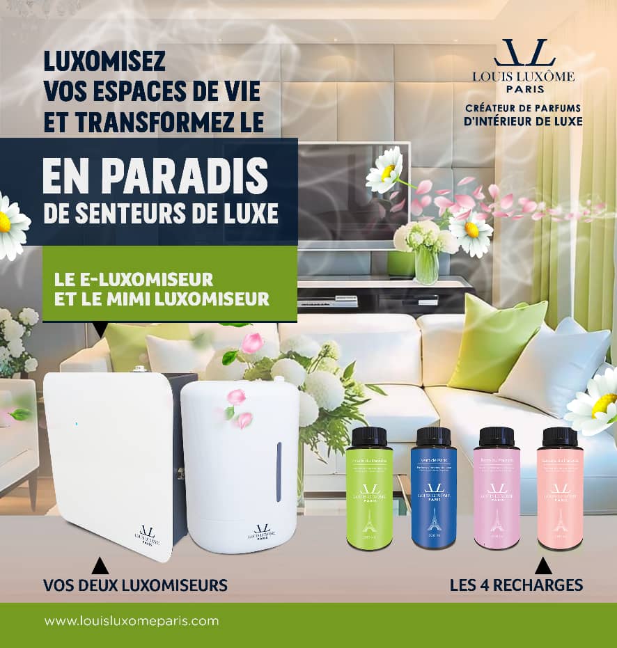 Recharge Luxômisante Rose du Paradis 200 ml pour nos Luxômiseurs