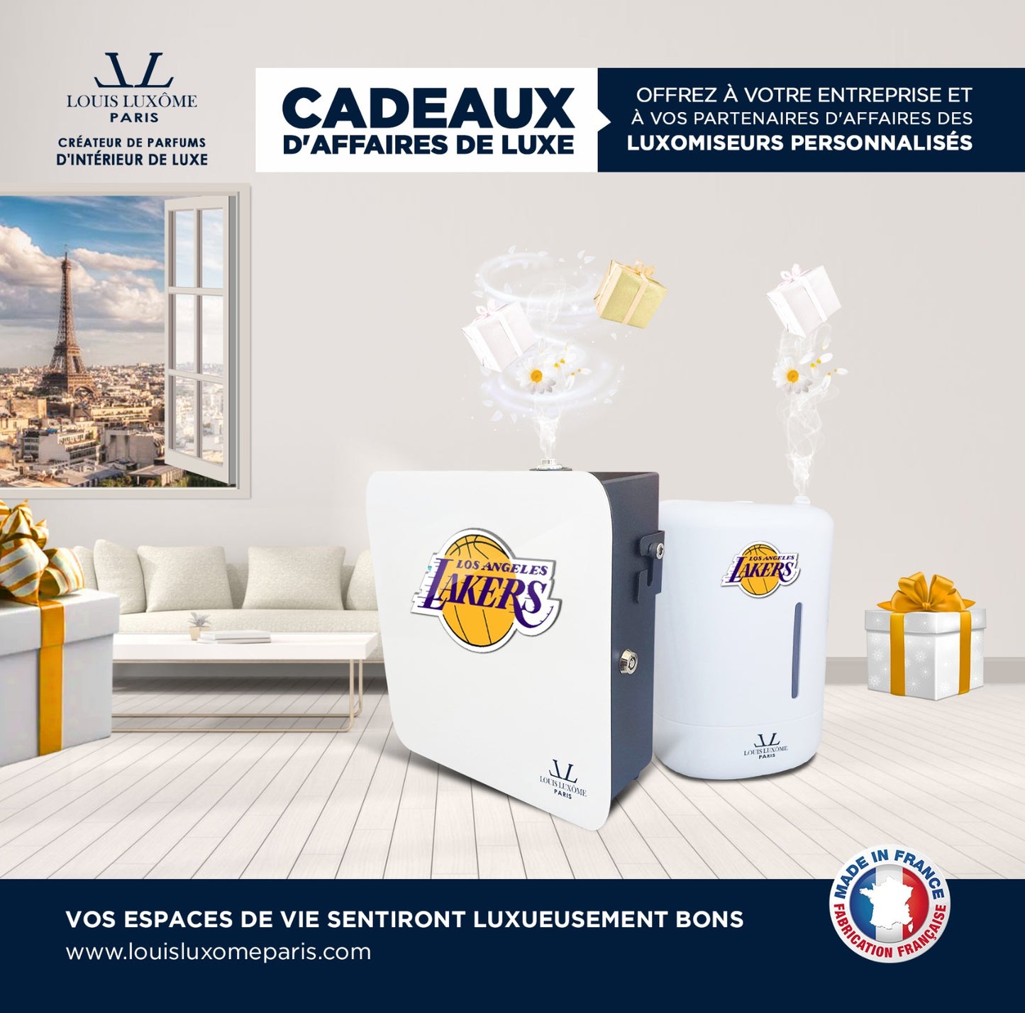 Nos Luxômiseurs personnalisables à l'image de votre entreprise.