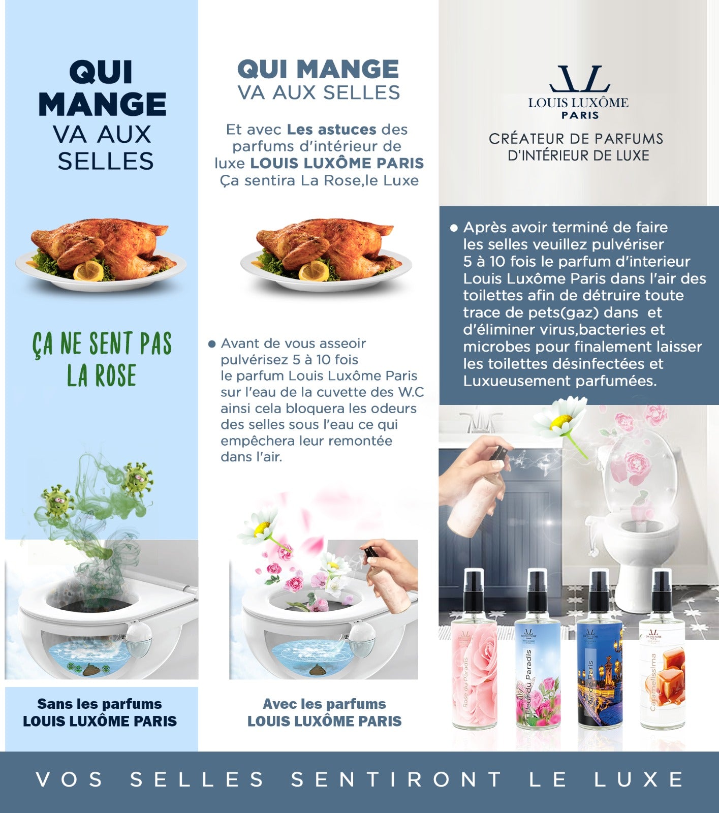 Le Spray Luxômiseur Tout en 1 Multi-usages le plus complet et et puissant du Monde:ROSE DU PARADIS