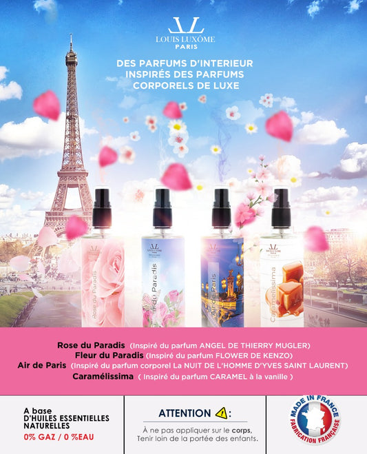 LOUIS LUXOME PARIS,la marque de parfums d'intérieur de luxe qui s'inspire des senteurs des parfums corporels de luxe