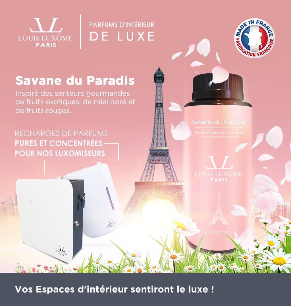 E-LUXÔMISEUR: Dispositif de diffusion connecté de parfums d'intérieur de luxe pour Grands Espaces