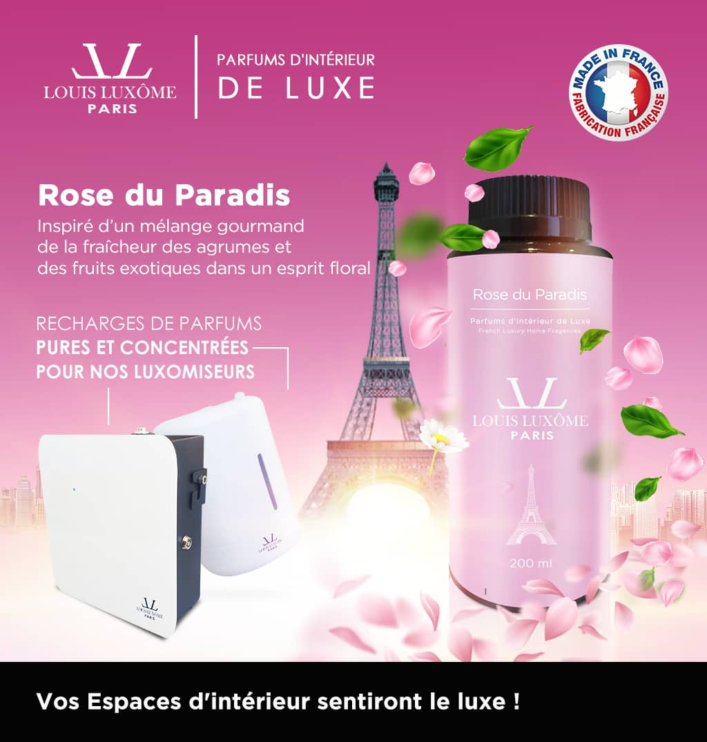 E-LUXÔMISEUR: Dispositif de diffusion connecté de parfums d'intérieur de luxe pour Grands Espaces