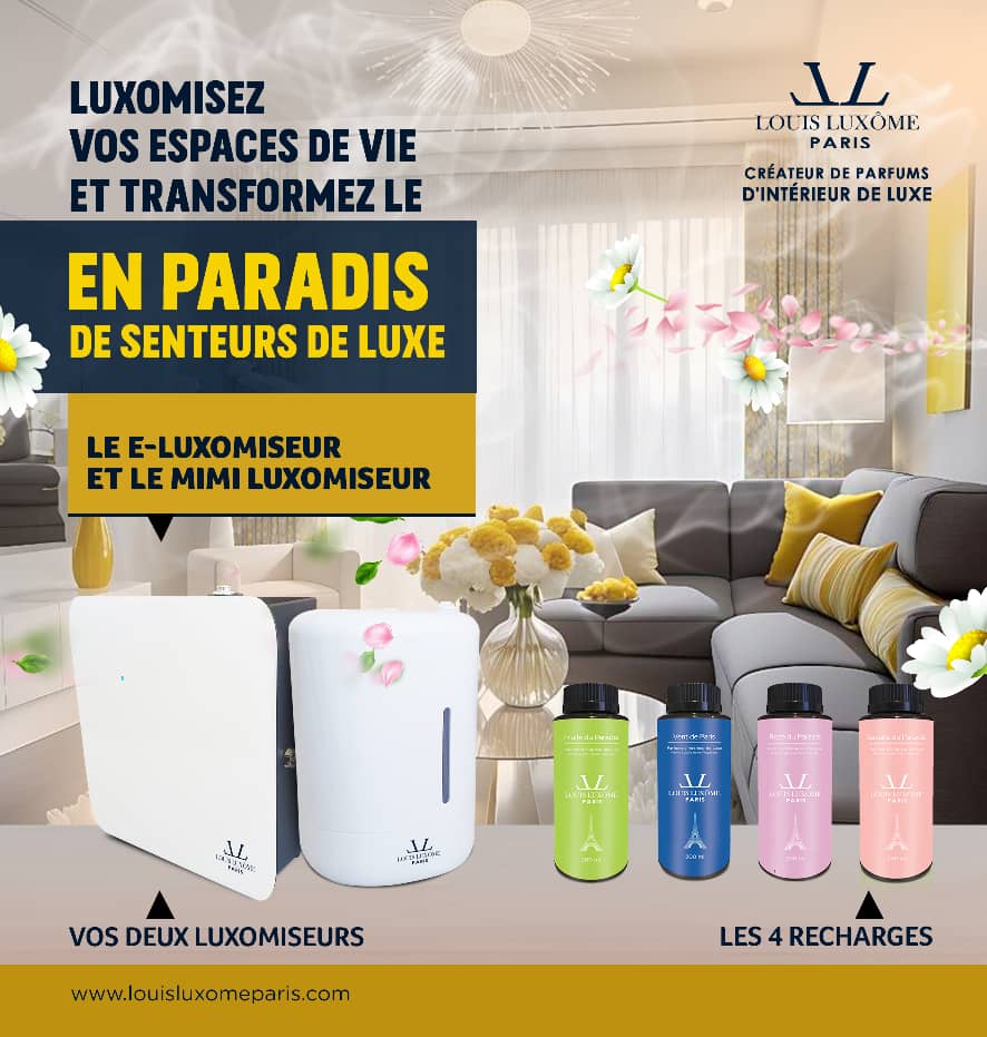 E-LUXÔMISEUR & DECORATION D'INTERIEUR OLFACTIVE: Dispositif de diffusion connecté de parfums d'intérieur de luxe pour Grands Espaces