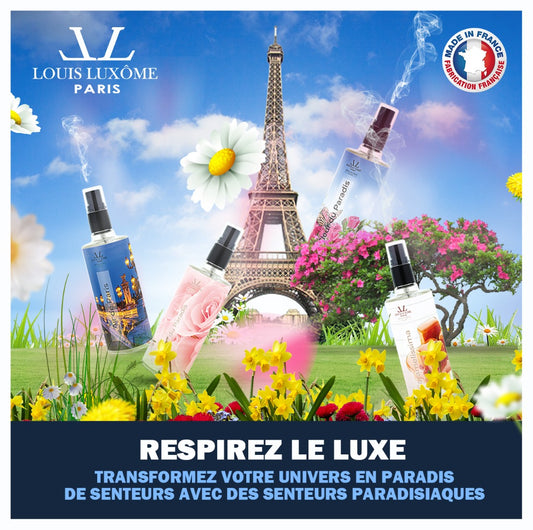 Pack de 4 parfums: Les sprays Luxômiseurs Multi-usages Tout en 1